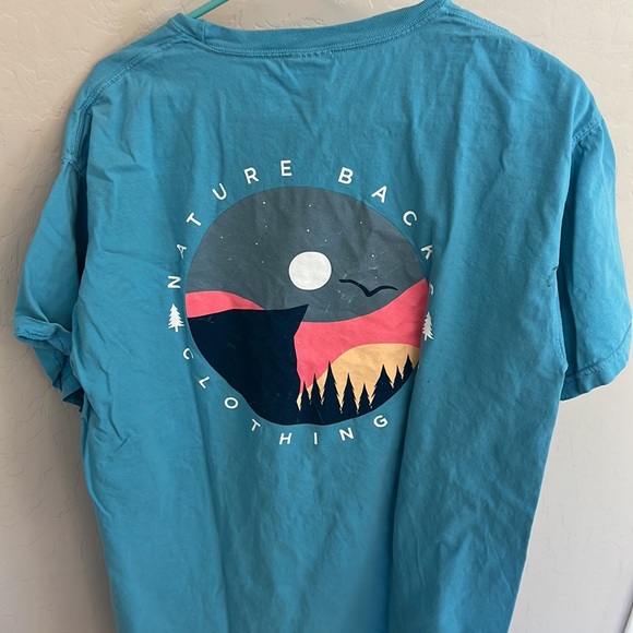 Nature Backs blue T-Shirt NWOT - L - Picture 4 of 4